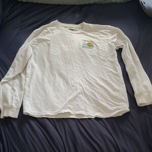 Vans Kids Long Sleeve Shirt with Sunflower Design